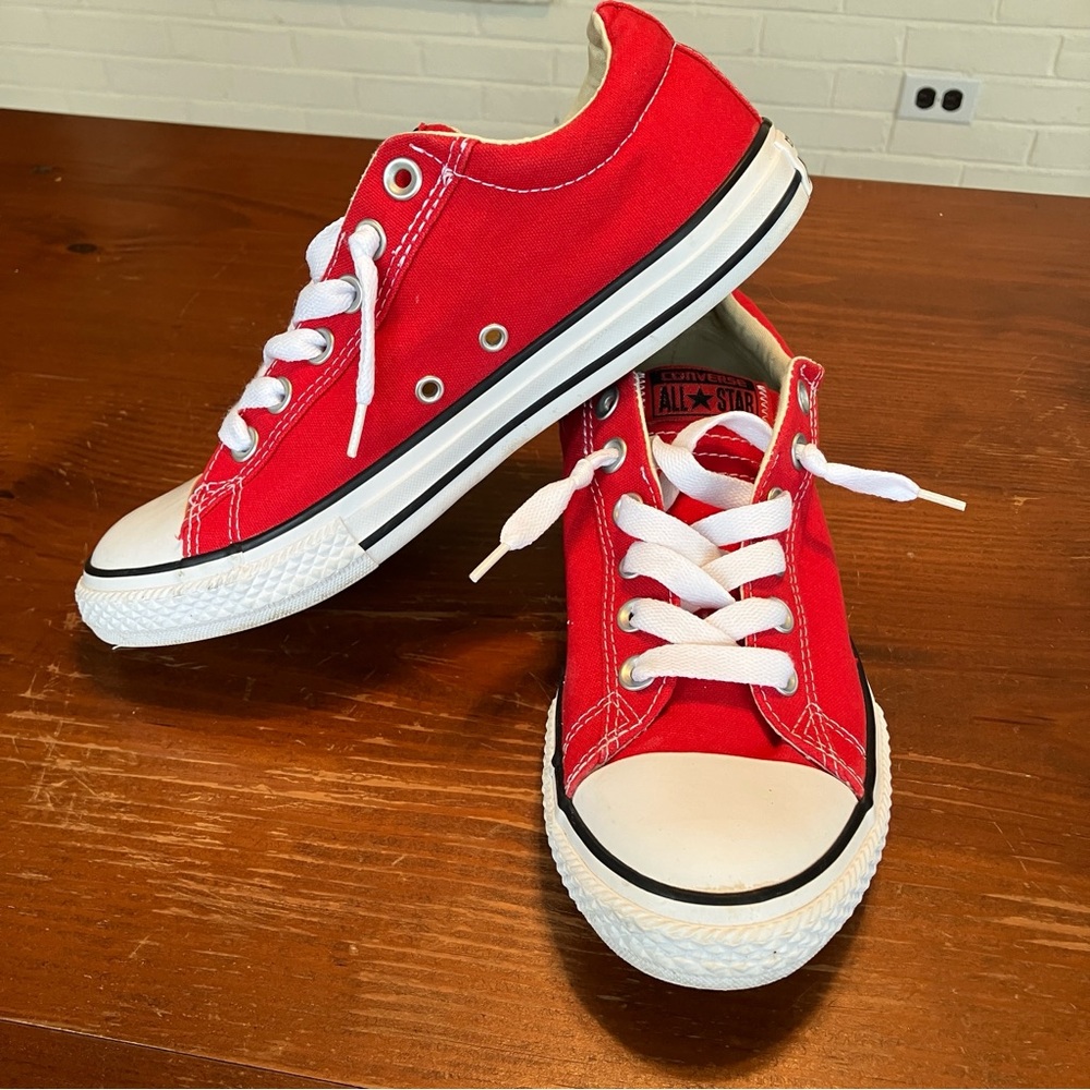 Converse Madison All Star Sneakers Red | Padded Tongue | Women’s 8 (Junior 6) - Picture 8 of 12